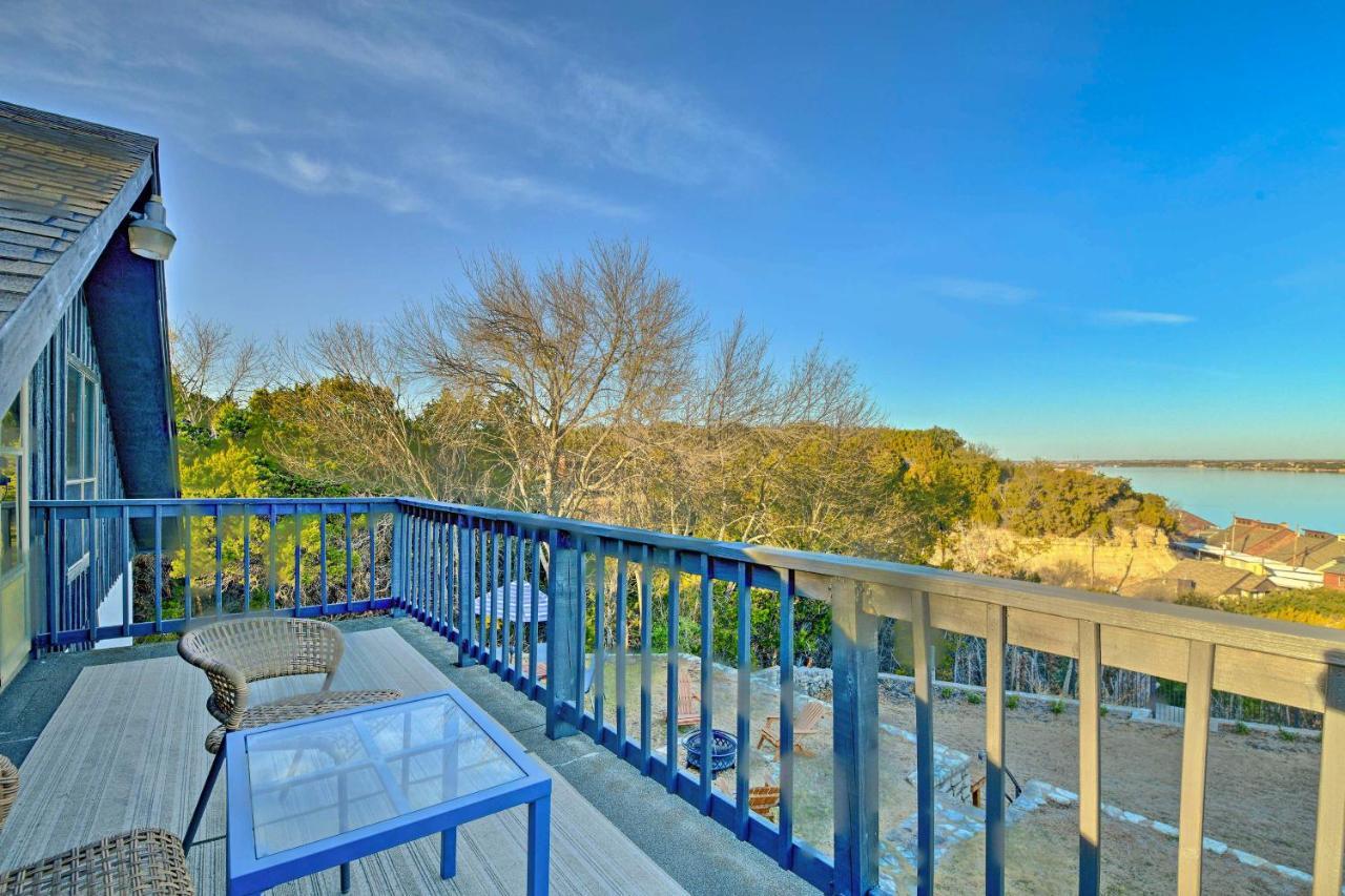 Chic Lakefront Granbury Getaway With Private Dock! Bagian luar foto