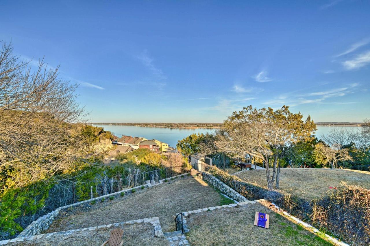 Chic Lakefront Granbury Getaway With Private Dock! Bagian luar foto